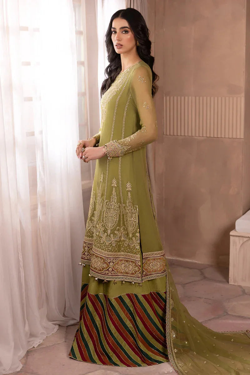 Jazmin | Formals Collection | CHIFFON UC-3041 - Aqsa Fabrics