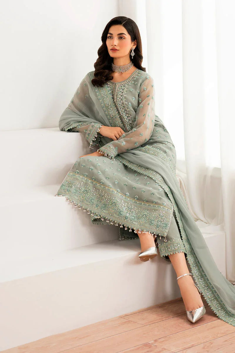 Baroque | Formal Collection | CHIFFON UF-692 - Aqsa Fabrics