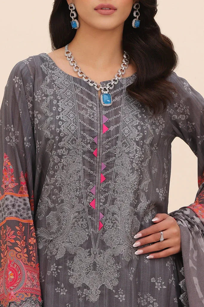 Charizma | Naranji Embroidered Lawn 24 | CN4-006 - Aqsa Fabrics
