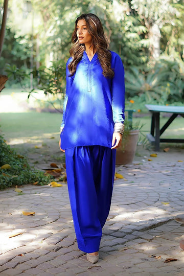 Erum Khan | Nue Pret | Cosmic Wave - Aqsa Fabrics