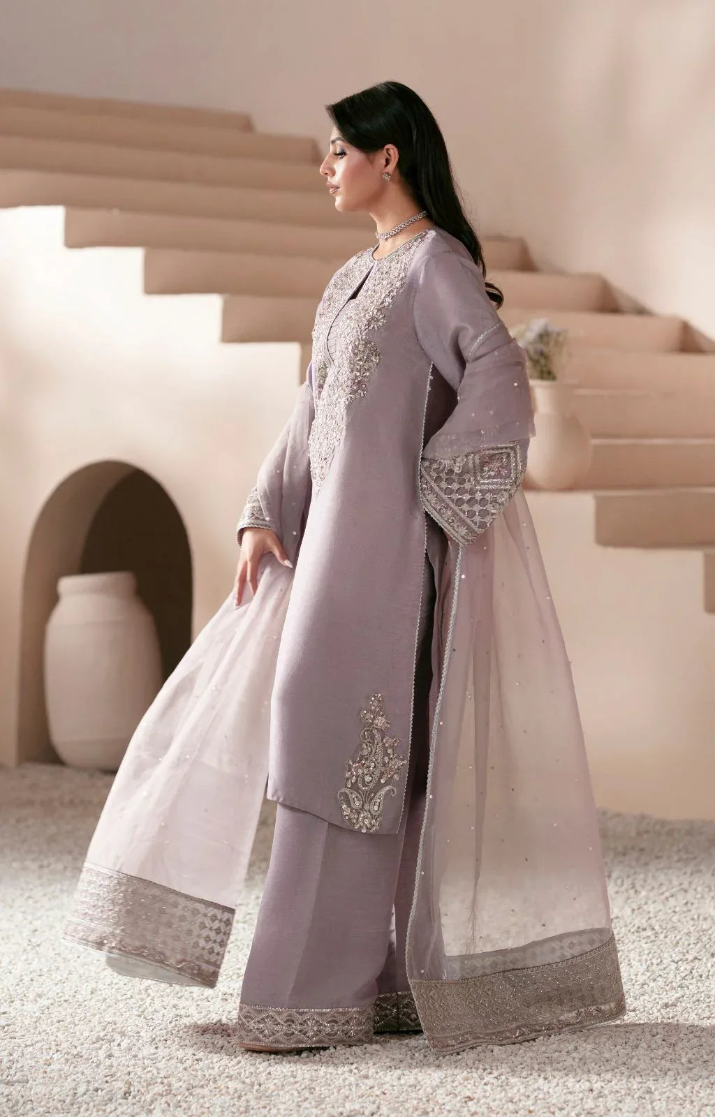 Ajr Couture | Symphony Luxe Festive 25 | Celestia - Aqsa Fabrics