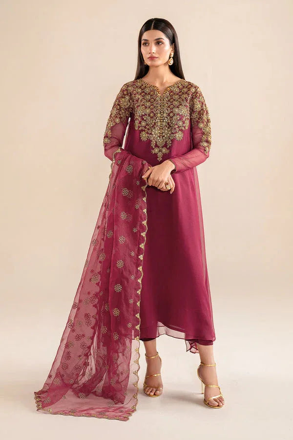 Baroque | Luxury Pret 24 | CHIFFON PR-916 - Aqsa Fabrics