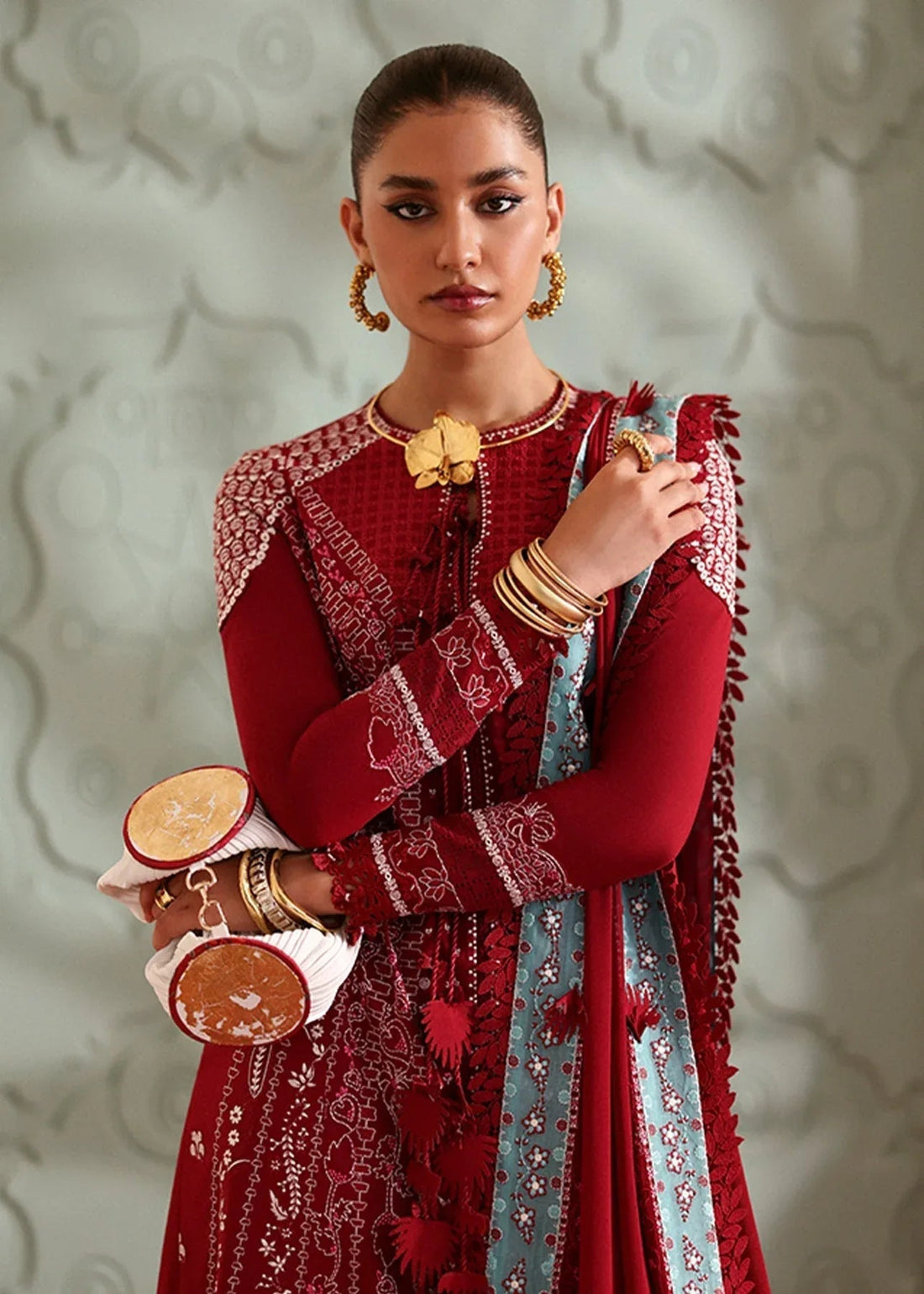 Suffuse | Luxury Lawn 25 | INEESA - Aqsa Fabrics