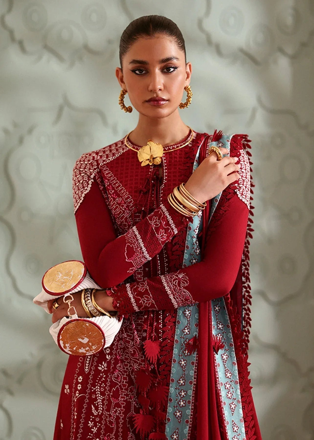 Suffuse | Luxury Lawn 25 | INEESA - Aqsa Fabrics