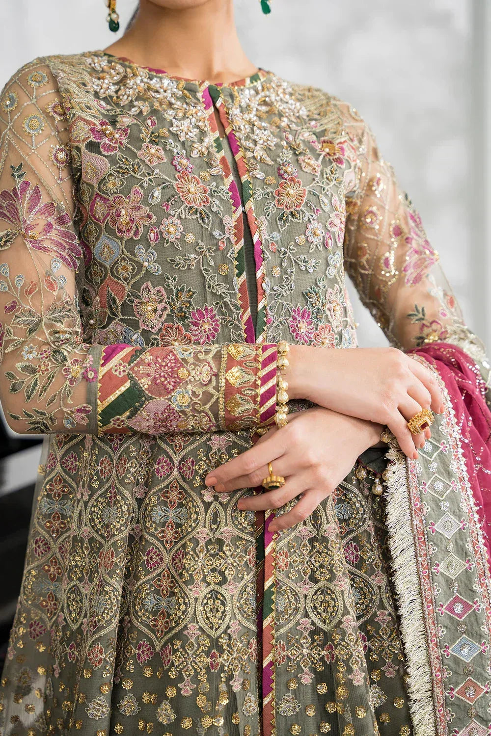 Baroque | Chantelle Embroidered Collection 2024 | CH12-02 - Aqsa Fabrics