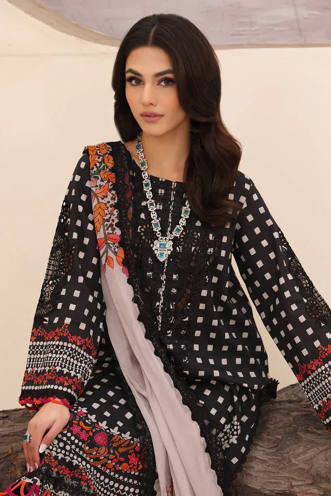 Charizma | Naranji Embroidered Lawn 24 | CN4-009 - Aqsa Fabrics