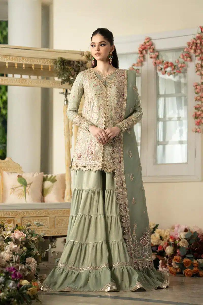 Qalamkar | Dilnaz Wedding Formals | DN-06 FARIZA - Aqsa Fabrics