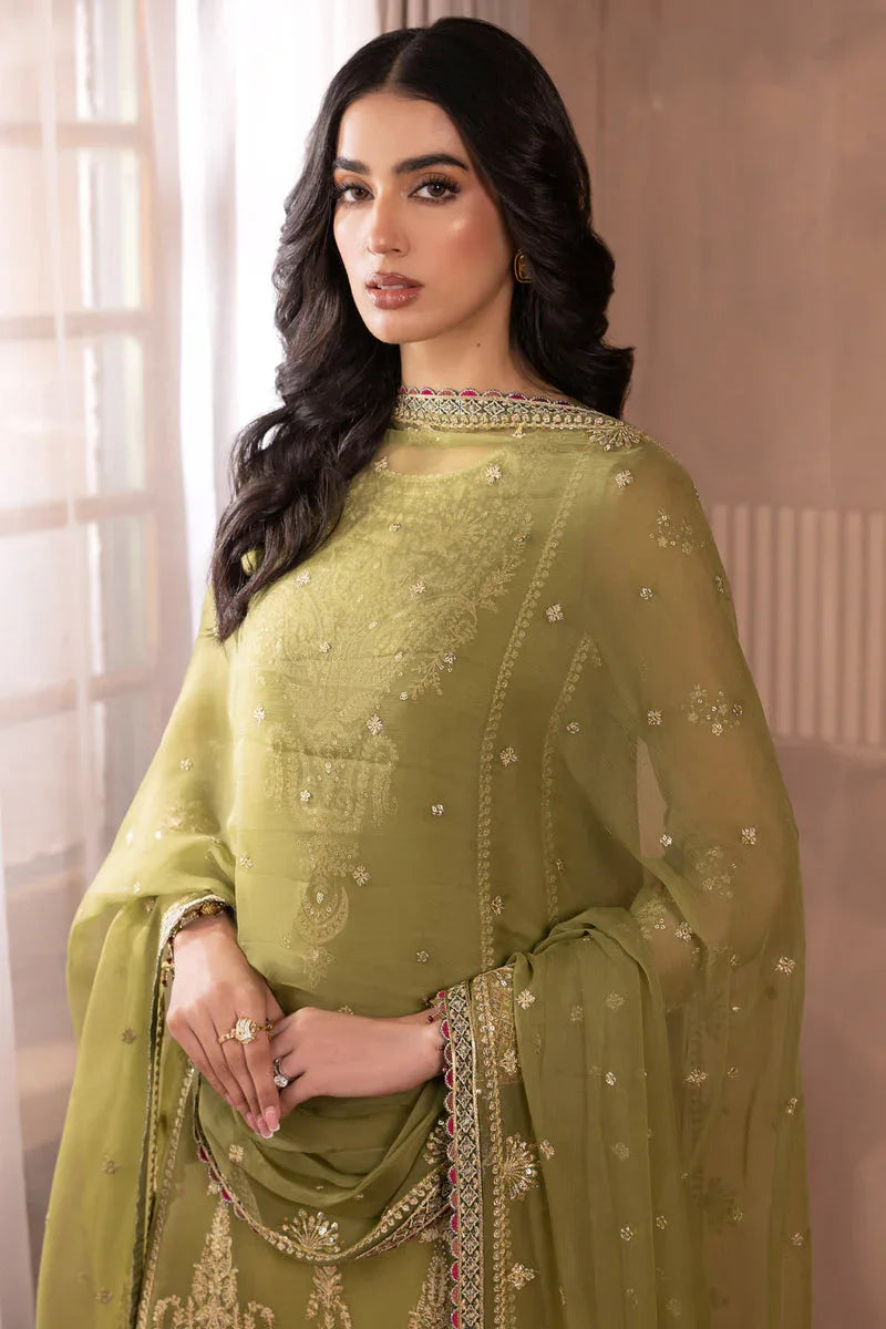 Jazmin | Formals Collection | CHIFFON UC-3041 - Aqsa Fabrics