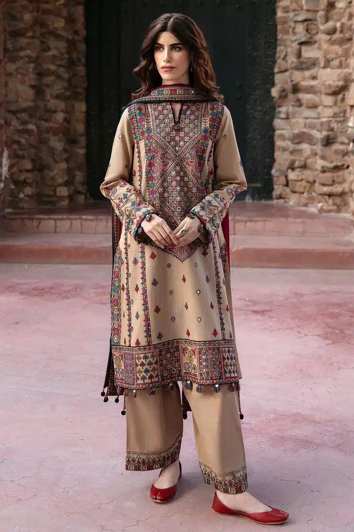 Jazmin | Dastaan Luxury Winter 23 | D10 - Aqsa Fabrics