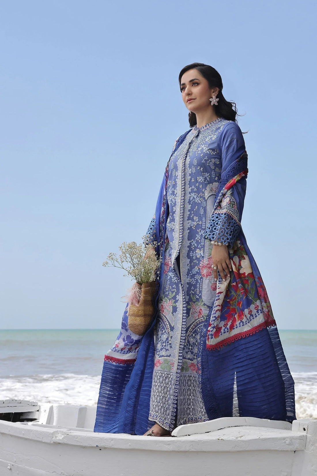 Maryam Hussain | Luxury Lawn 24 | AYRA - Aqsa Fabrics