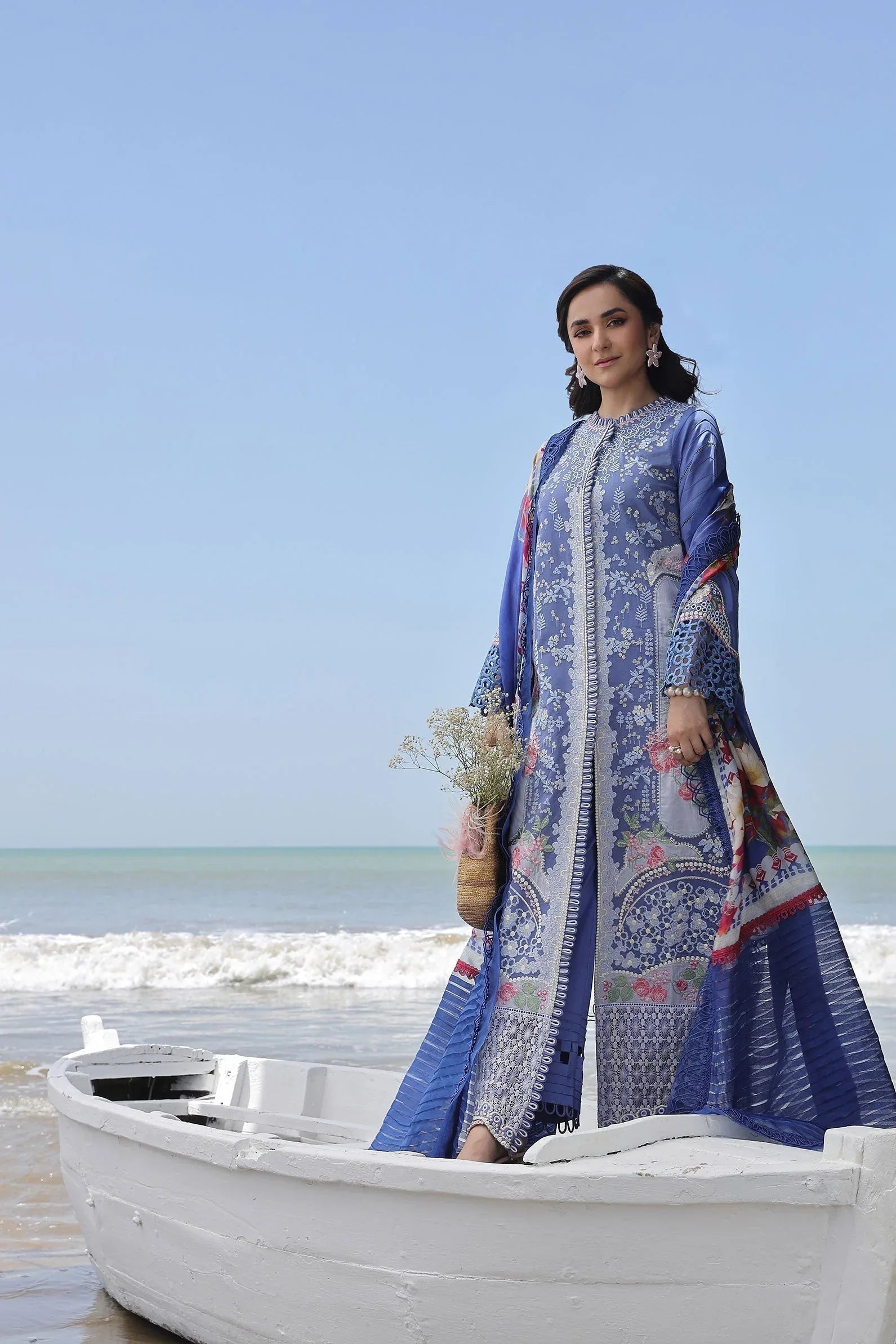 Maryam Hussain | Luxury Lawn 24 | AYRA - Aqsa Fabrics