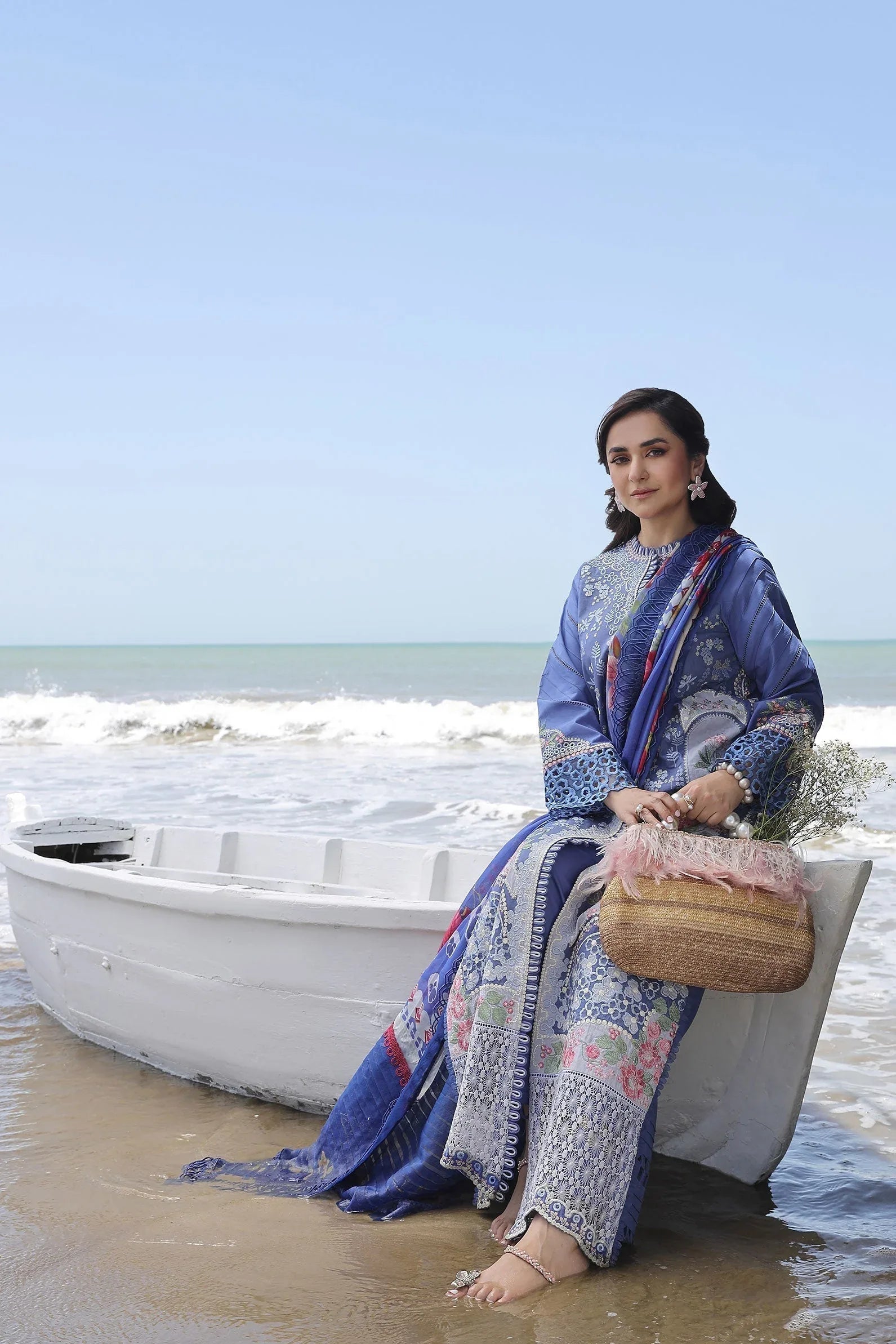 Maryam Hussain | Luxury Lawn 24 | AYRA - Aqsa Fabrics