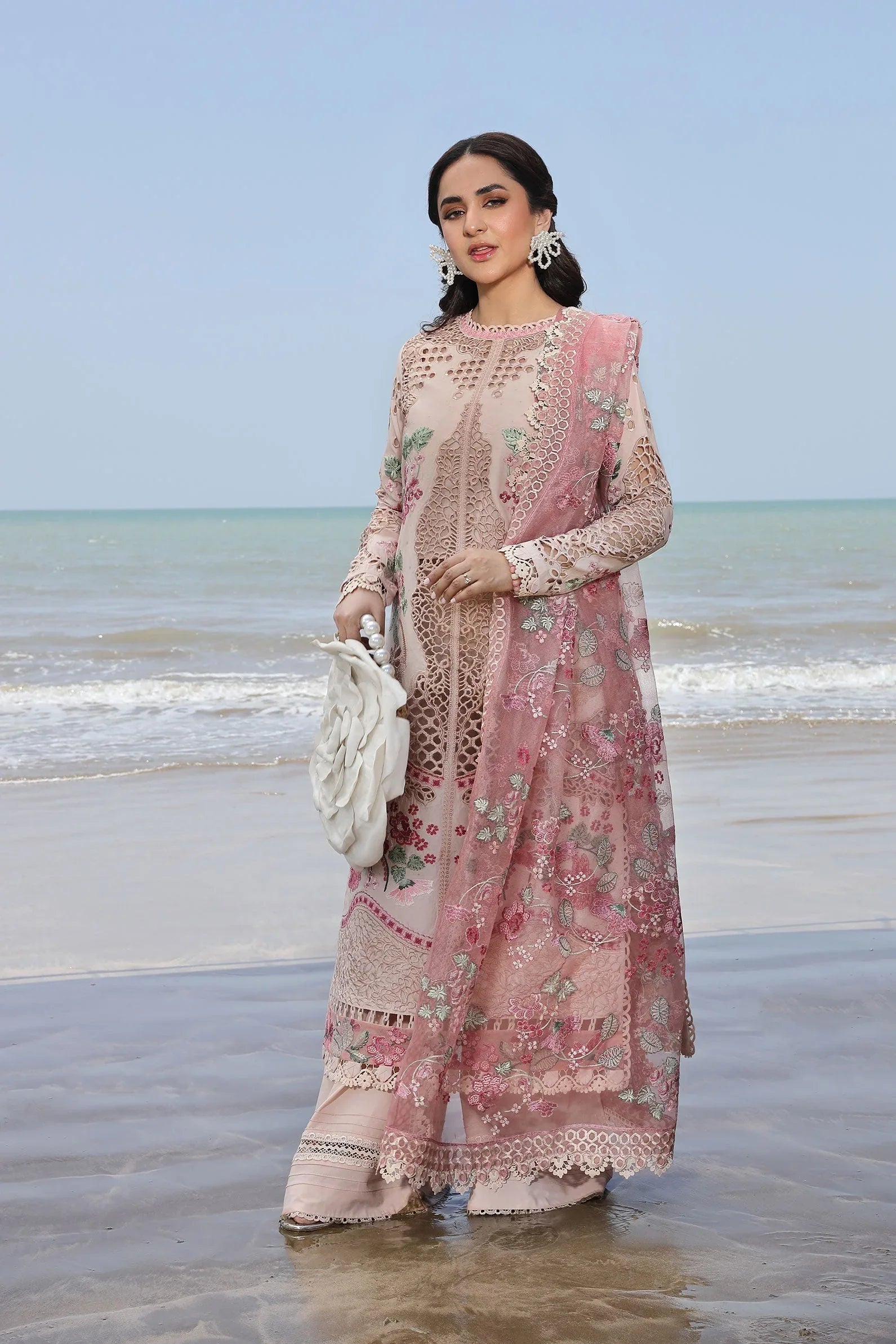 Maryam Hussain | Luxury Lawn 24 | MAYA - Aqsa Fabrics
