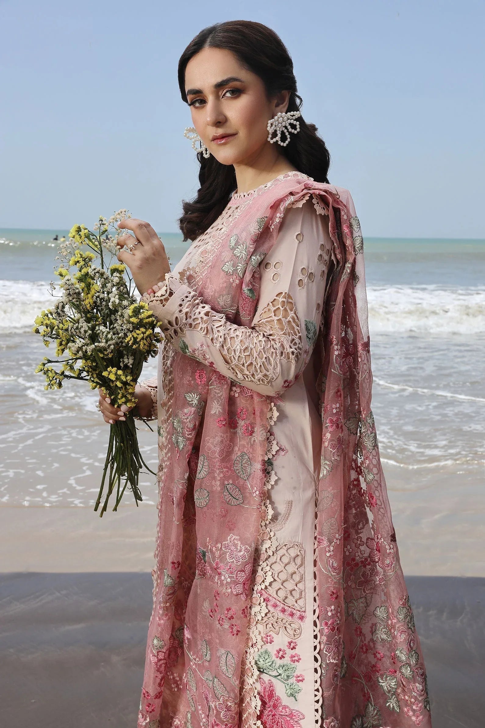 Maryam Hussain | Luxury Lawn 24 | MAYA - Aqsa Fabrics