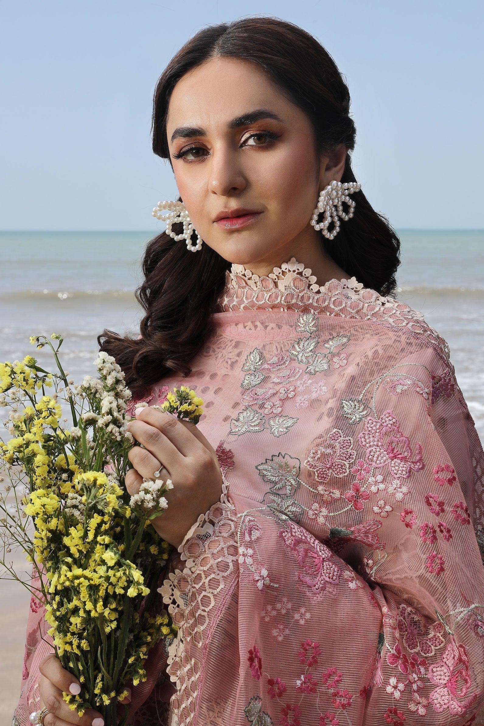 Maryam Hussain | Luxury Lawn 24 | MAYA - Aqsa Fabrics
