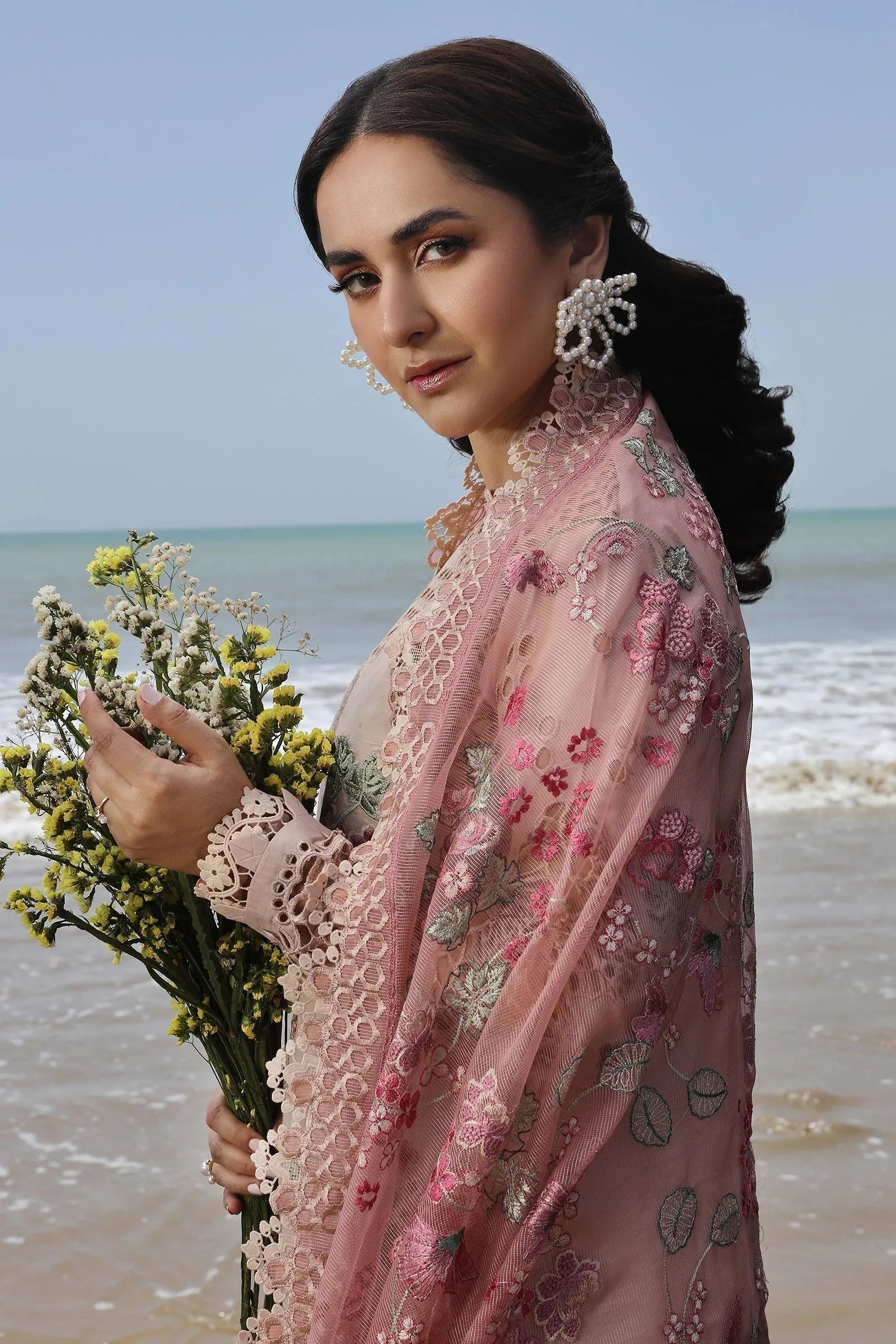 Maryam Hussain | Luxury Lawn 24 | MAYA - Aqsa Fabrics