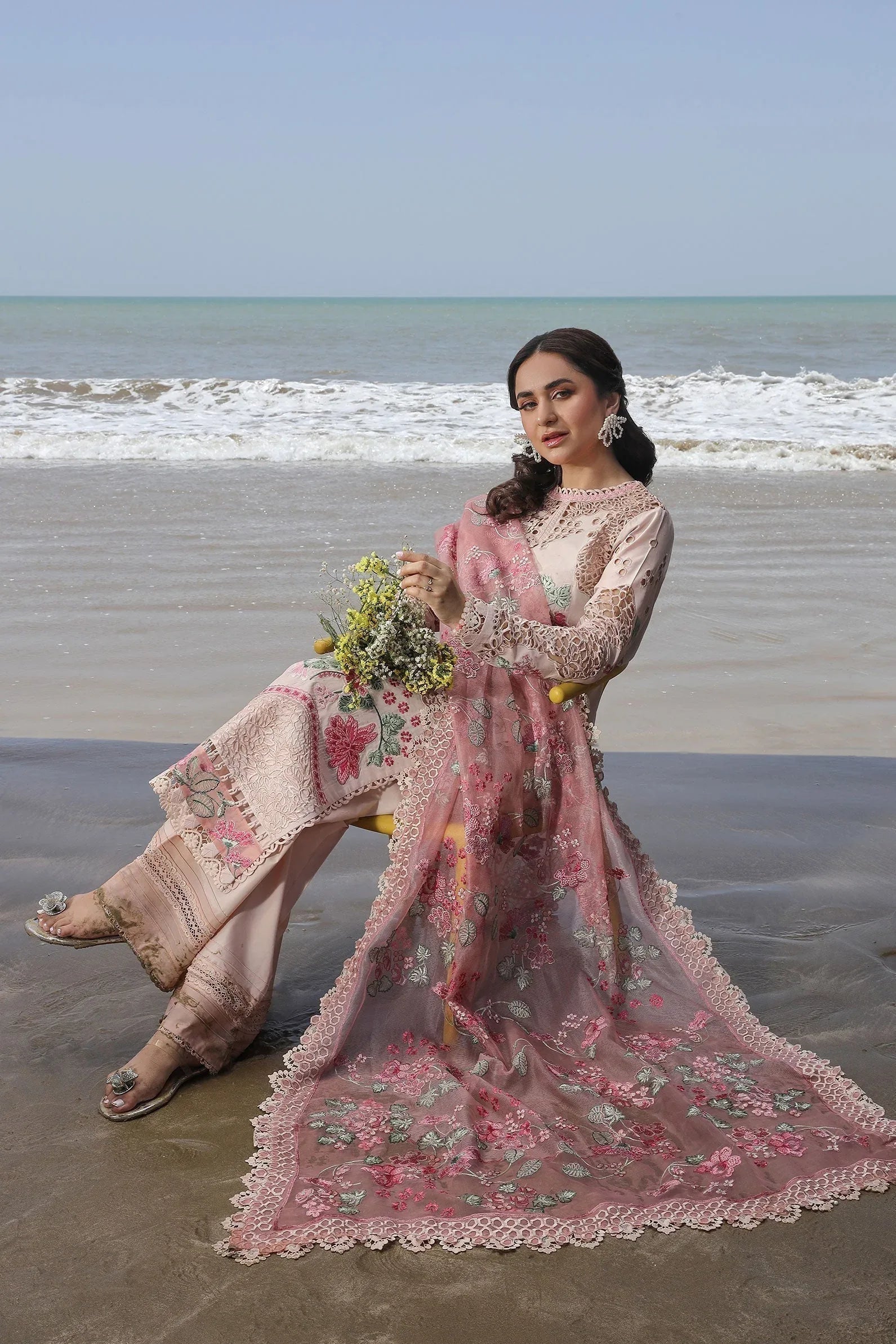 Maryam Hussain | Luxury Lawn 24 | MAYA - Aqsa Fabrics