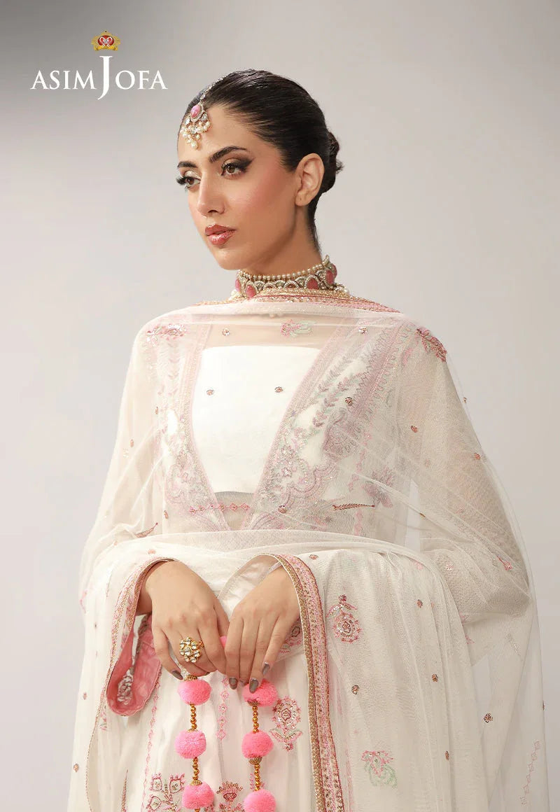 AJULO-08 Embroidered Silk Unstitched 3 Pcs