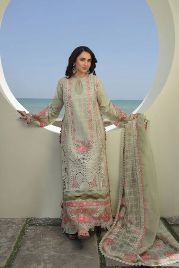 Maryam Hussain | Luxury Lawn 24 | HAVANA - Aqsa Fabrics