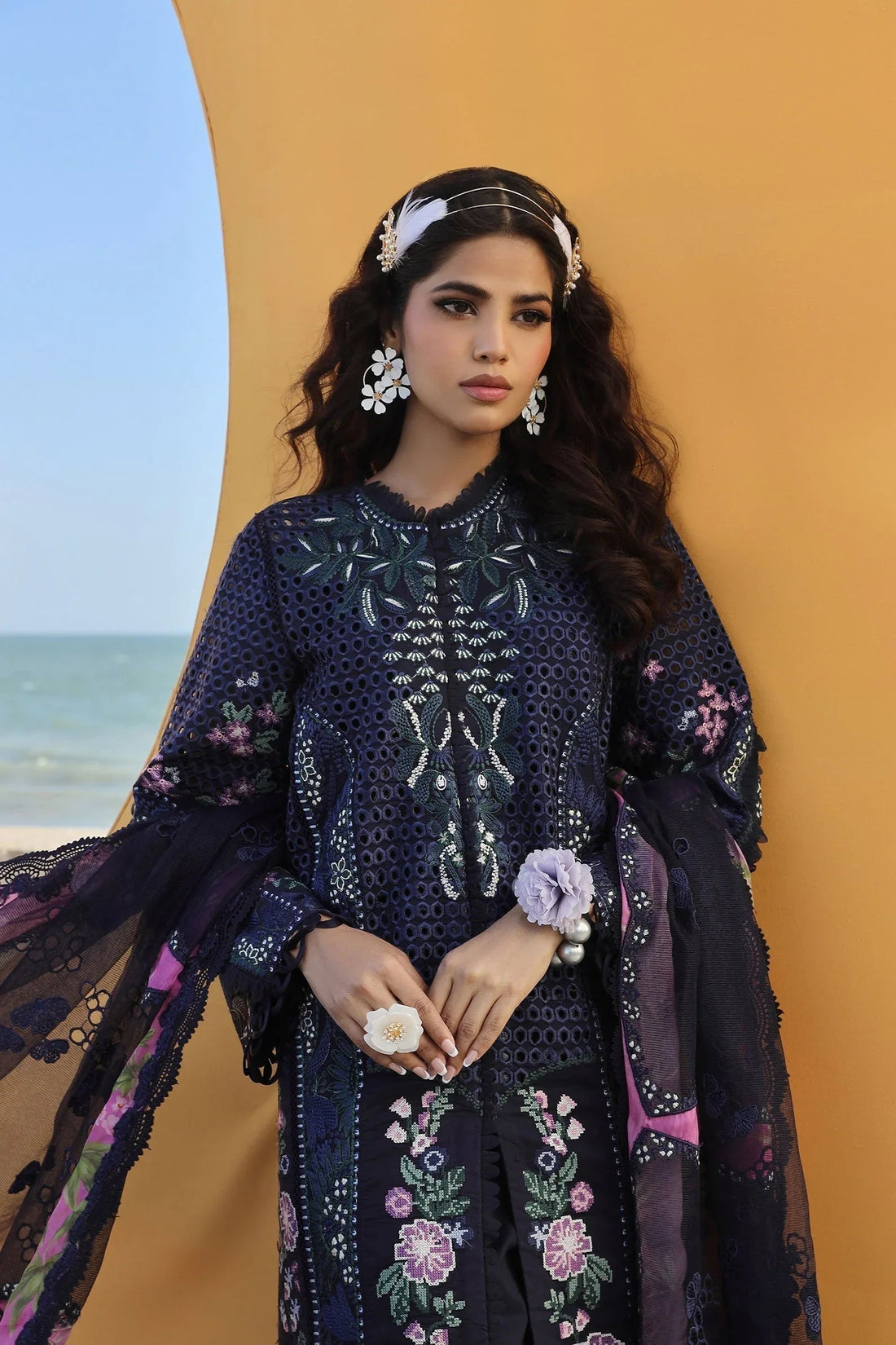 Maryam Hussain | Luxury Lawn 24 | ZOYA - Aqsa Fabrics