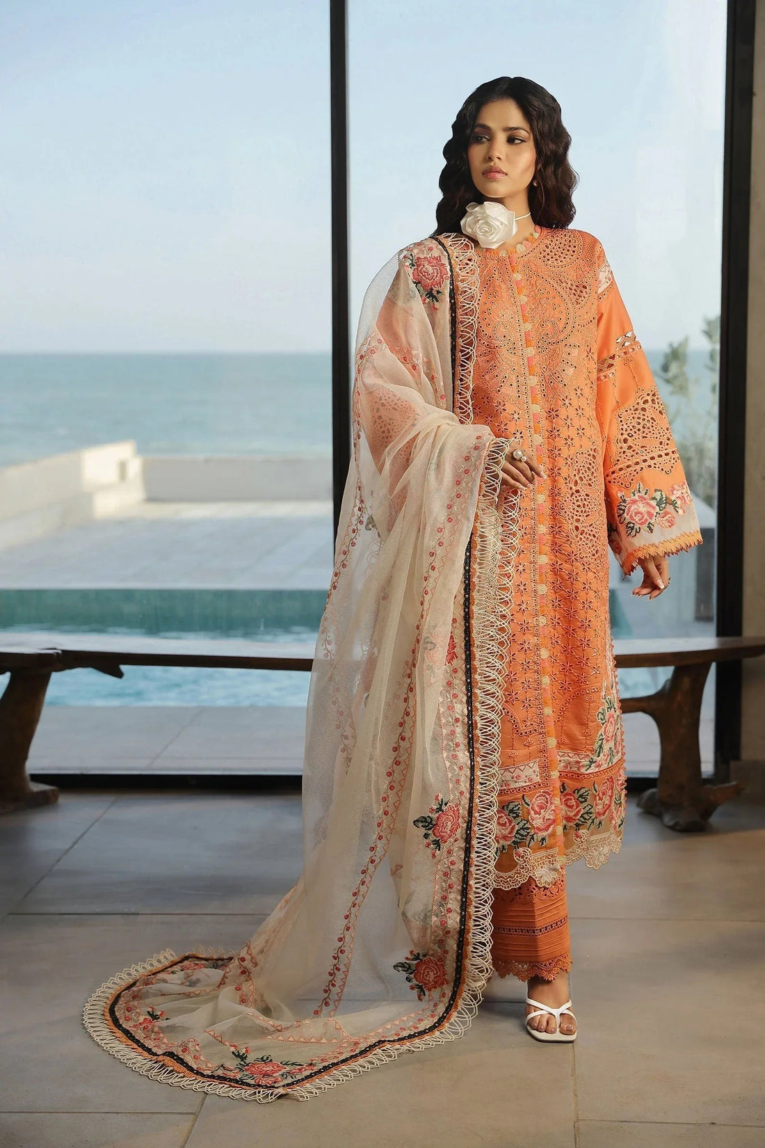 Maryam Hussain | Luxury Lawn 24 | XURI - Aqsa Fabrics