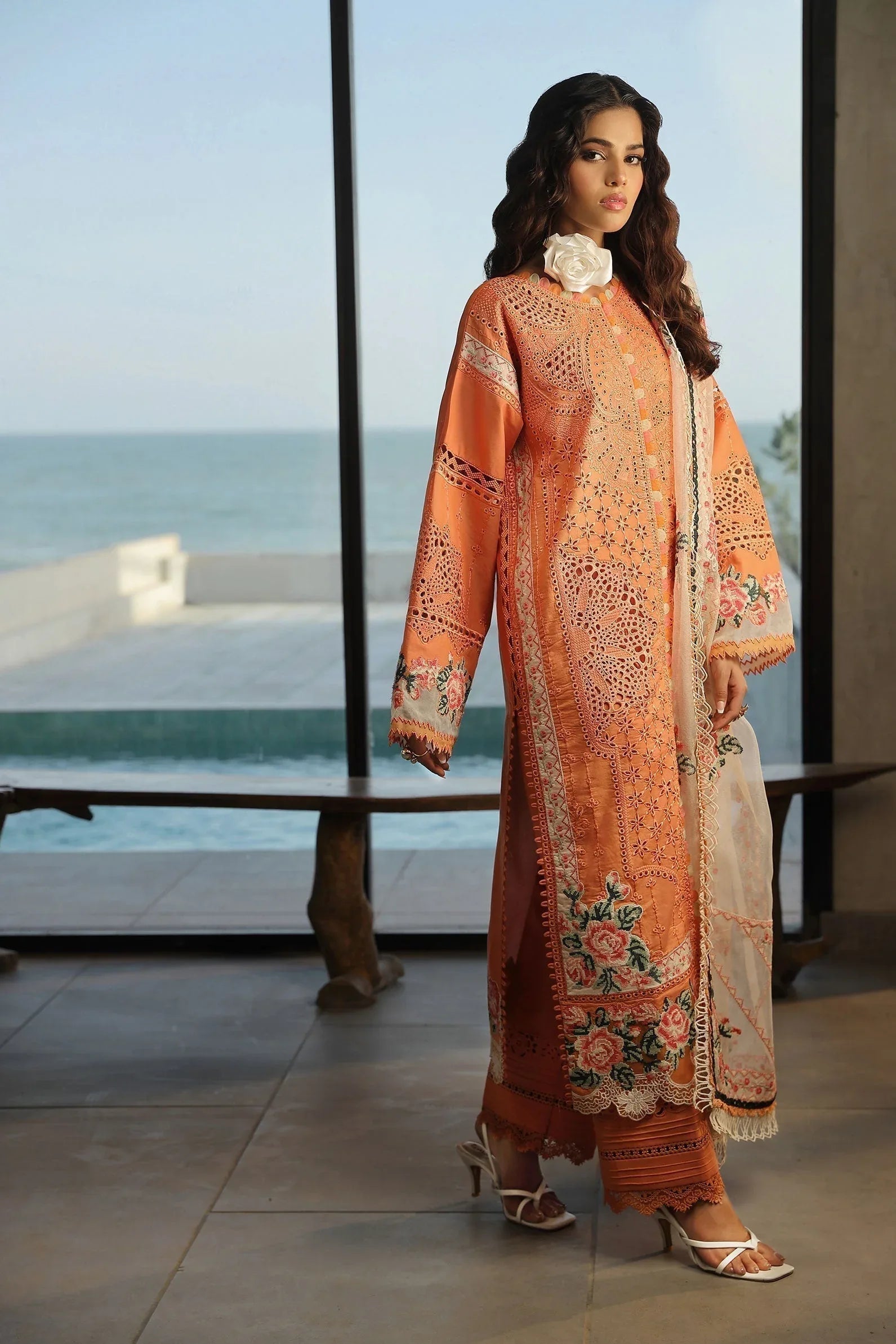 Maryam Hussain | Luxury Lawn 24 | XURI - Aqsa Fabrics