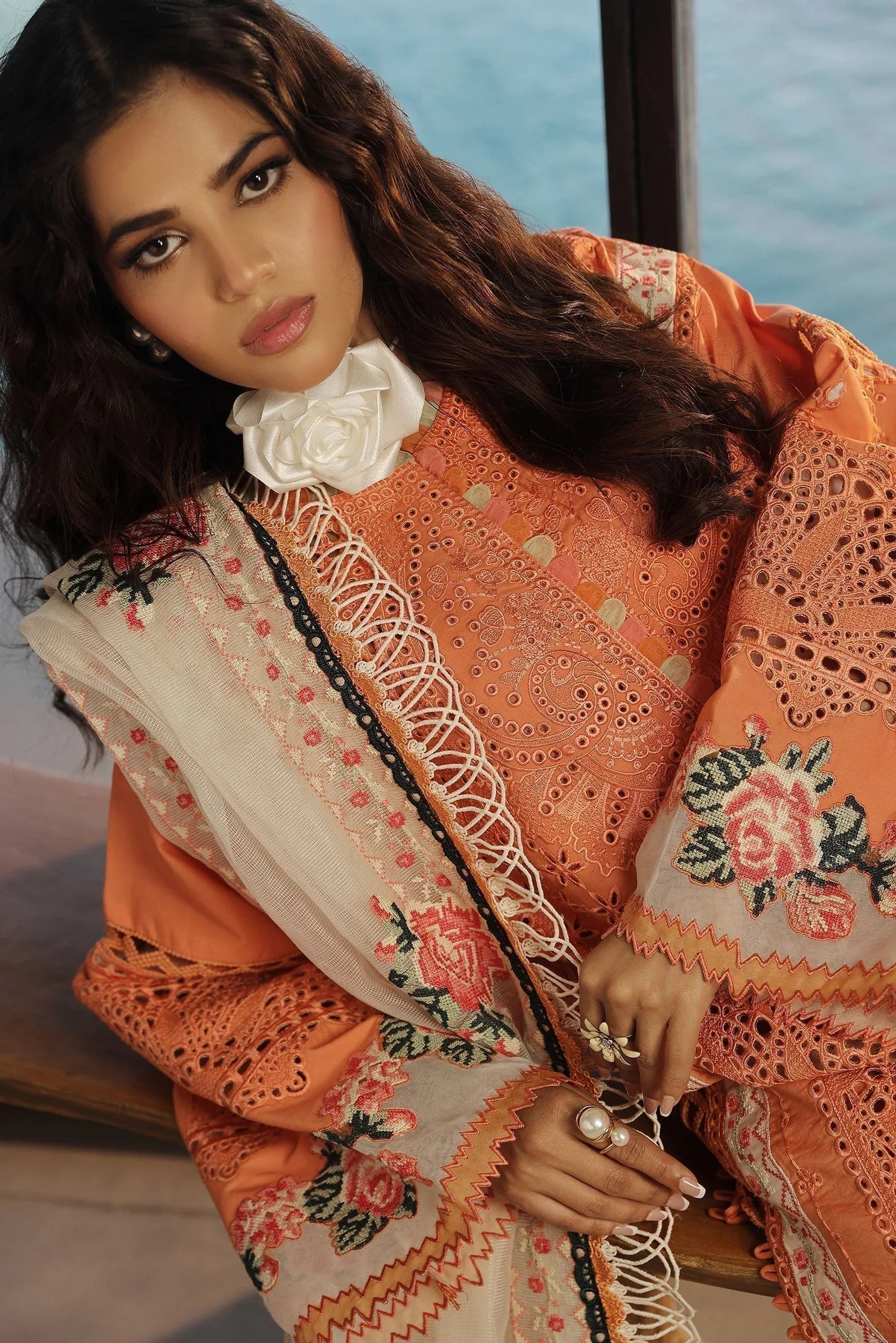 Maryam Hussain | Luxury Lawn 24 | XURI - Aqsa Fabrics