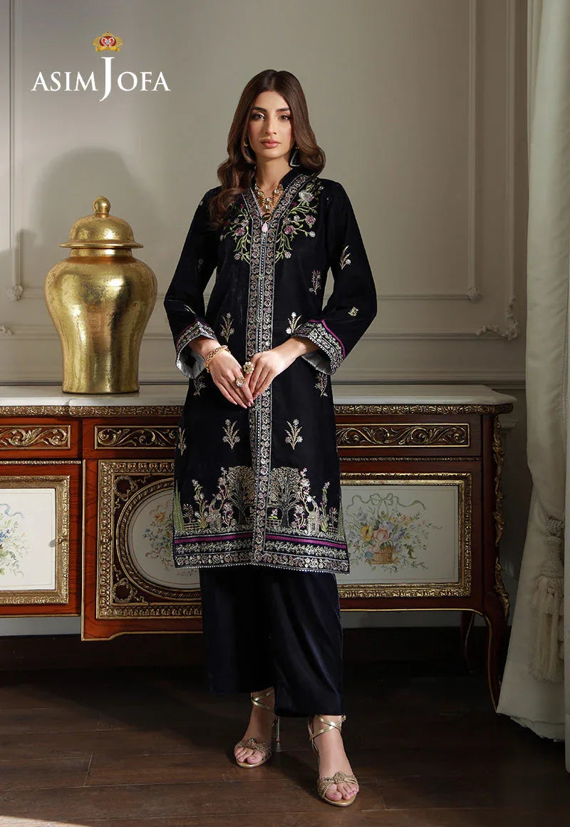 Asim Jofa | Velvet Edit | AJVG-11 - Aqsa Fabrics