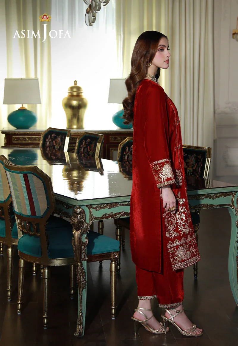 Asim Jofa | Velvet Edit | AJVG-08 - Aqsa Fabrics