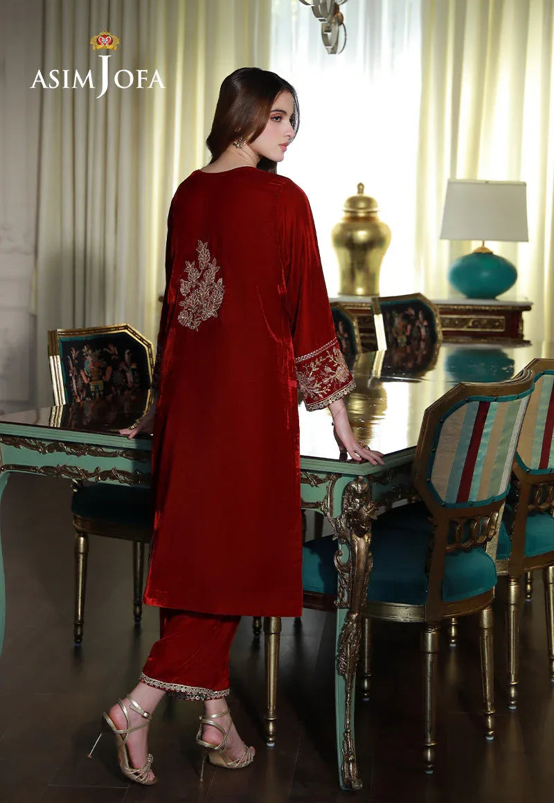 Asim Jofa | Velvet Edit | AJVG-08 - Aqsa Fabrics