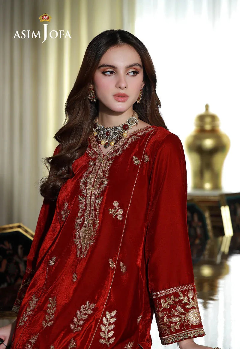 Asim Jofa | Velvet Edit | AJVG-08 - Aqsa Fabrics