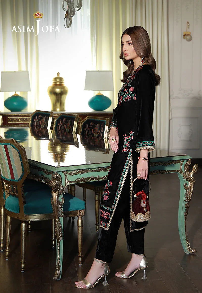 Asim Jofa | Velvet Edit | AJVG-01 - Aqsa Fabrics
