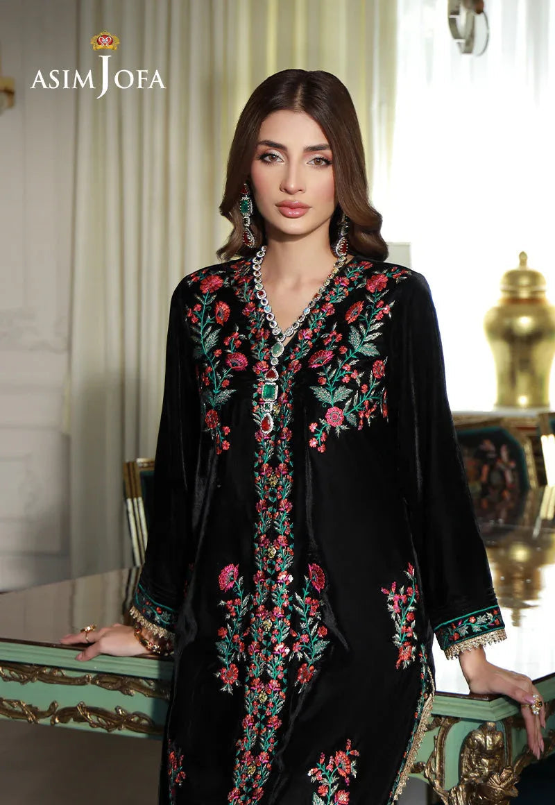 Asim Jofa | Velvet Edit | AJVG-01 - Aqsa Fabrics