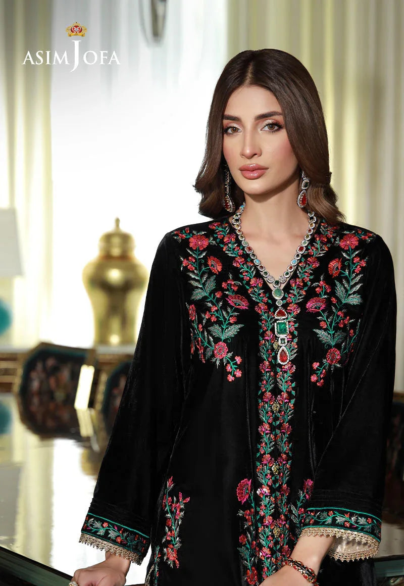 Asim Jofa | Velvet Edit | AJVG-01 - Aqsa Fabrics