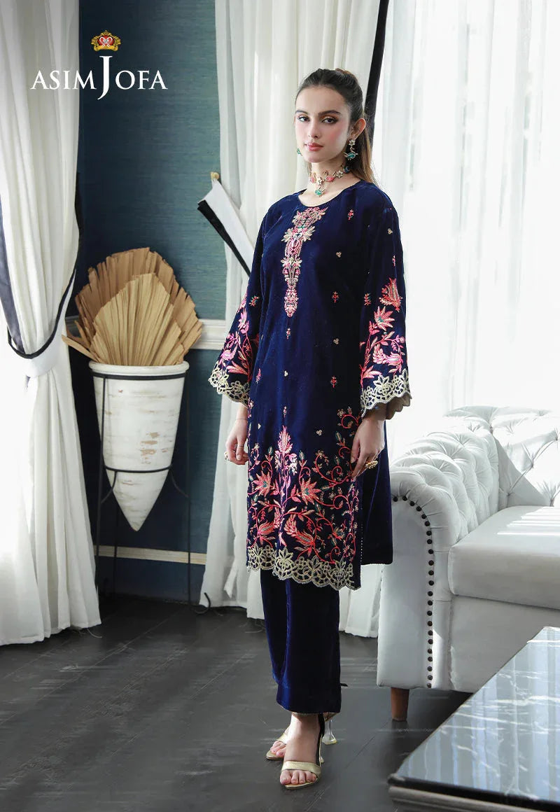 Asim Jofa | Velvet Edit | AJVG-03 - Aqsa Fabrics