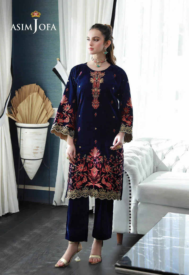 Asim Jofa | Velvet Edit | AJVG-03 - Aqsa Fabrics