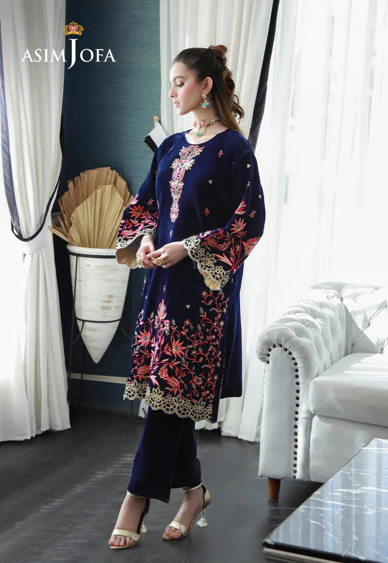Asim Jofa | Velvet Edit | AJVG-03 - Aqsa Fabrics