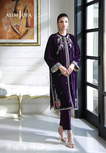 Asim Jofa | Velvet Edit | AJVG-10 - Aqsa Fabrics