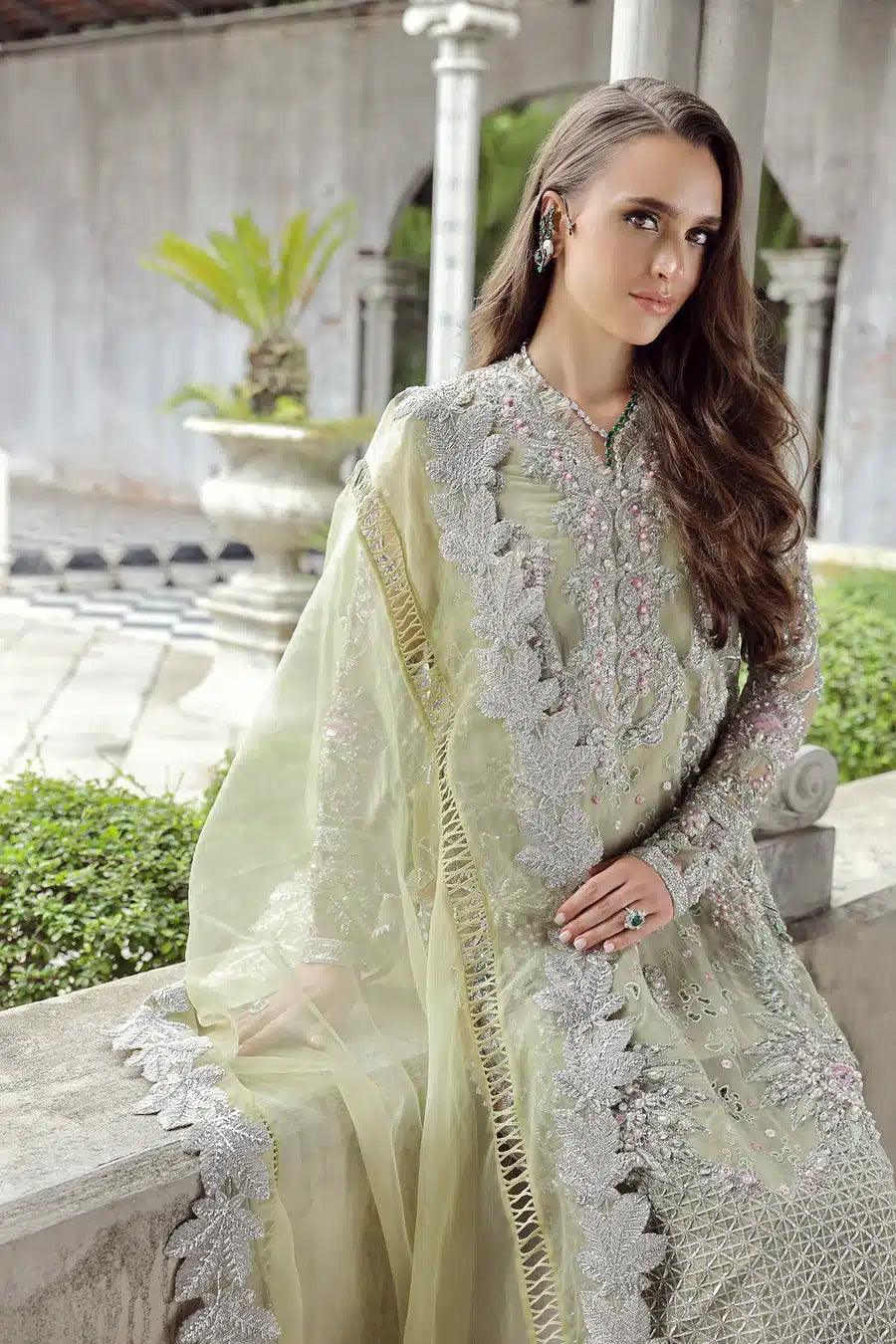 Maryam Hussain | Raha Luxury Festive 23 | Nurey - Aqsa Fabrics