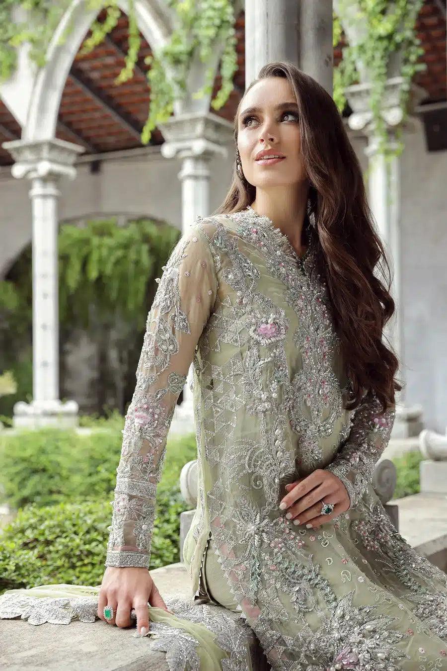 Maryam Hussain | Raha Luxury Festive 23 | Nurey - Aqsa Fabrics