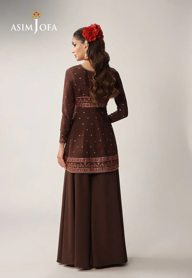 AJULO-07 Embroidered Silk Unstitched 3 Pcs