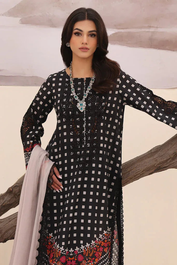 Charizma | Naranji Embroidered Lawn 24 | CN4-009 - Aqsa Fabrics