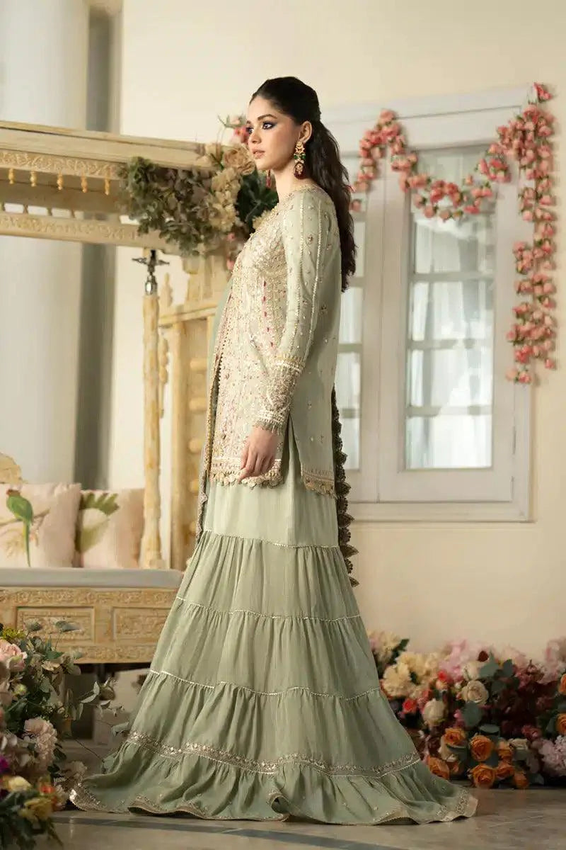 Qalamkar | Dilnaz Wedding Formals | DN-06 FARIZA - Aqsa Fabrics