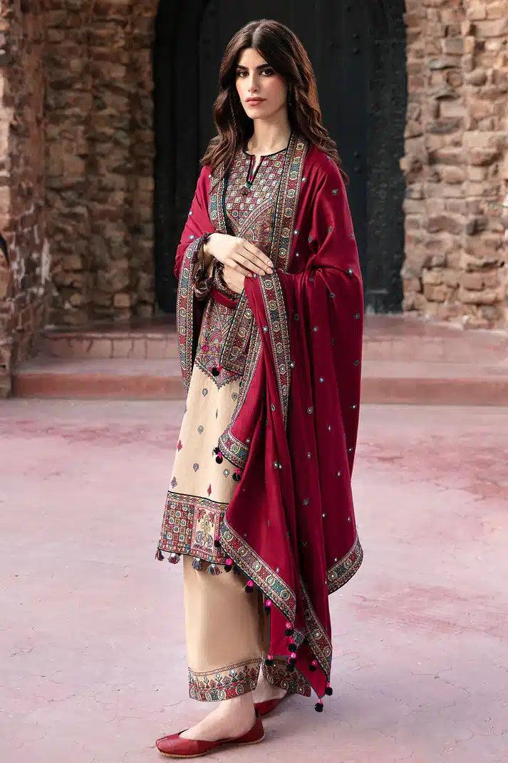 Jazmin | Dastaan Luxury Winter 23 | D10 - Aqsa Fabrics