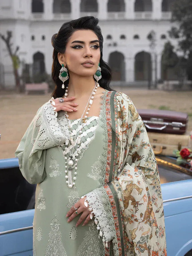Faiza Faisal | Maya Luxury Lawn | Elena - Aqsa Fabrics