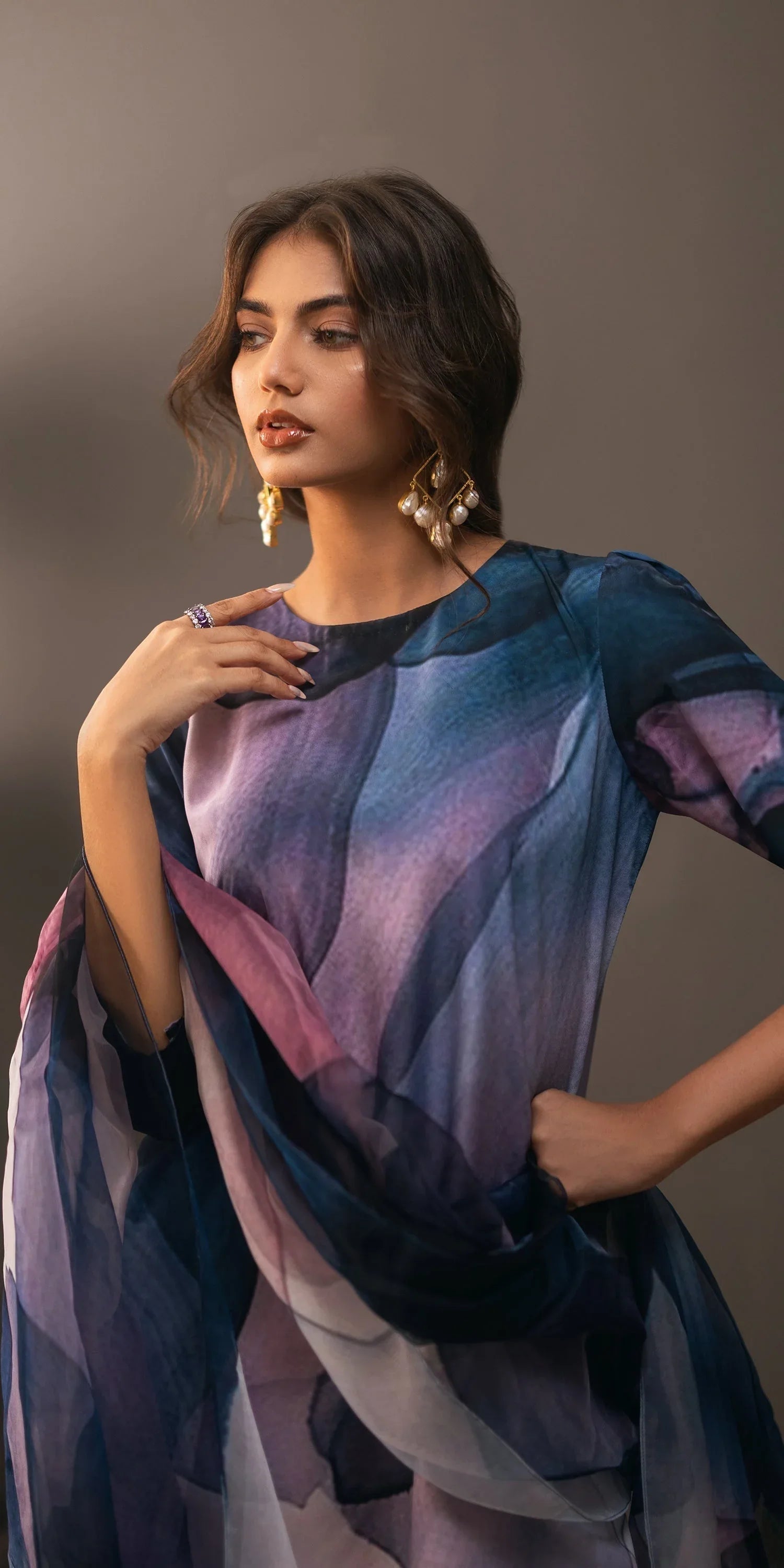 Erum Khan | Beyond Basic | URBAN BLOSSOM - Aqsa Fabrics