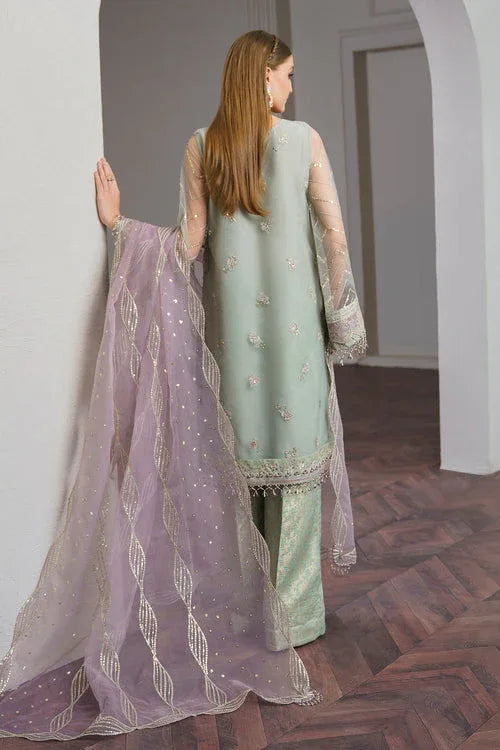 Baroque | Luxury Pret 24 | NET UF-515 - Aqsa Fabrics