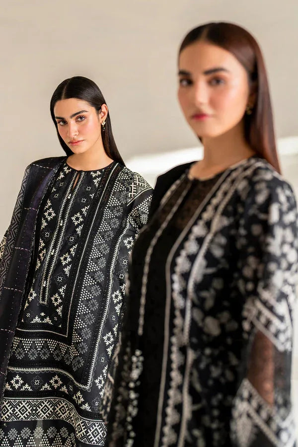 Baroque | Luxury Pret 24 | LAWN UF-672 - Aqsa Fabrics
