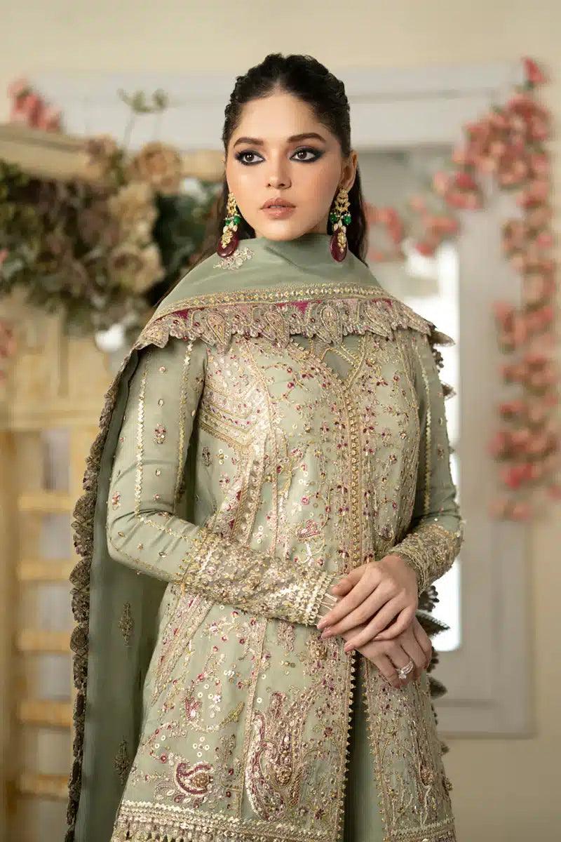 Qalamkar | Dilnaz Wedding Formals | DN-06 FARIZA - Aqsa Fabrics