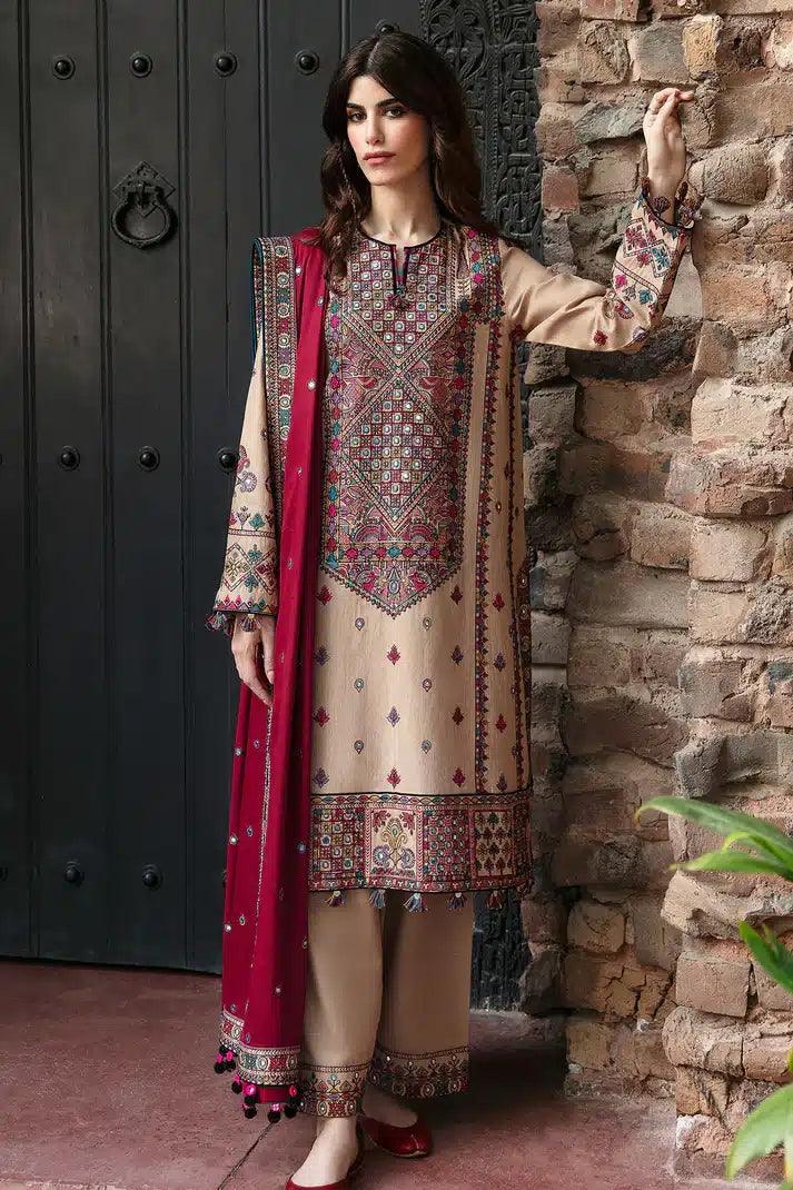 Jazmin | Dastaan Luxury Winter 23 | D10 - Aqsa Fabrics